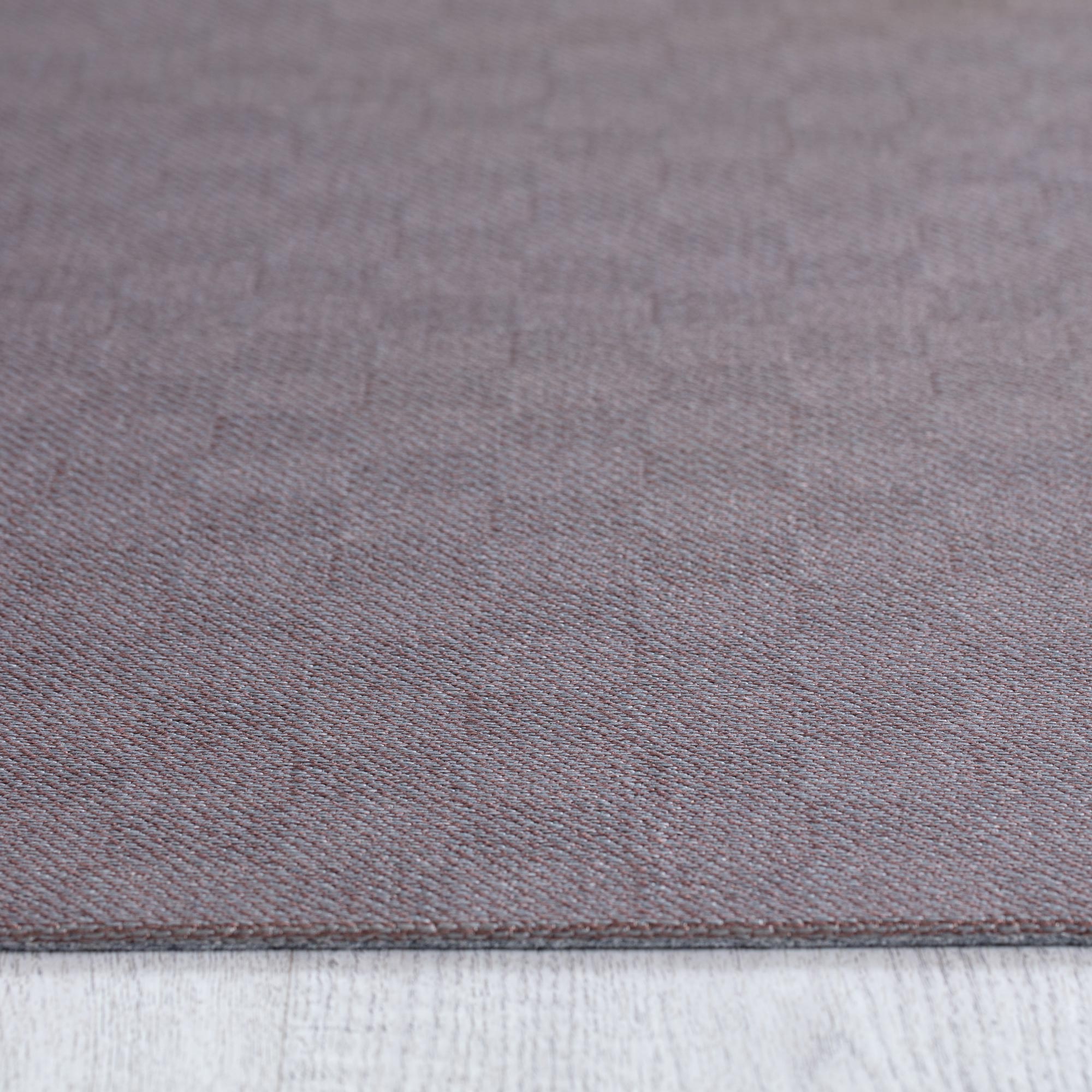 Tezca 1/2 Chair Mat Brown & Gray