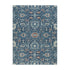 Alta 1/4 Chair Mat Blue & Ivory