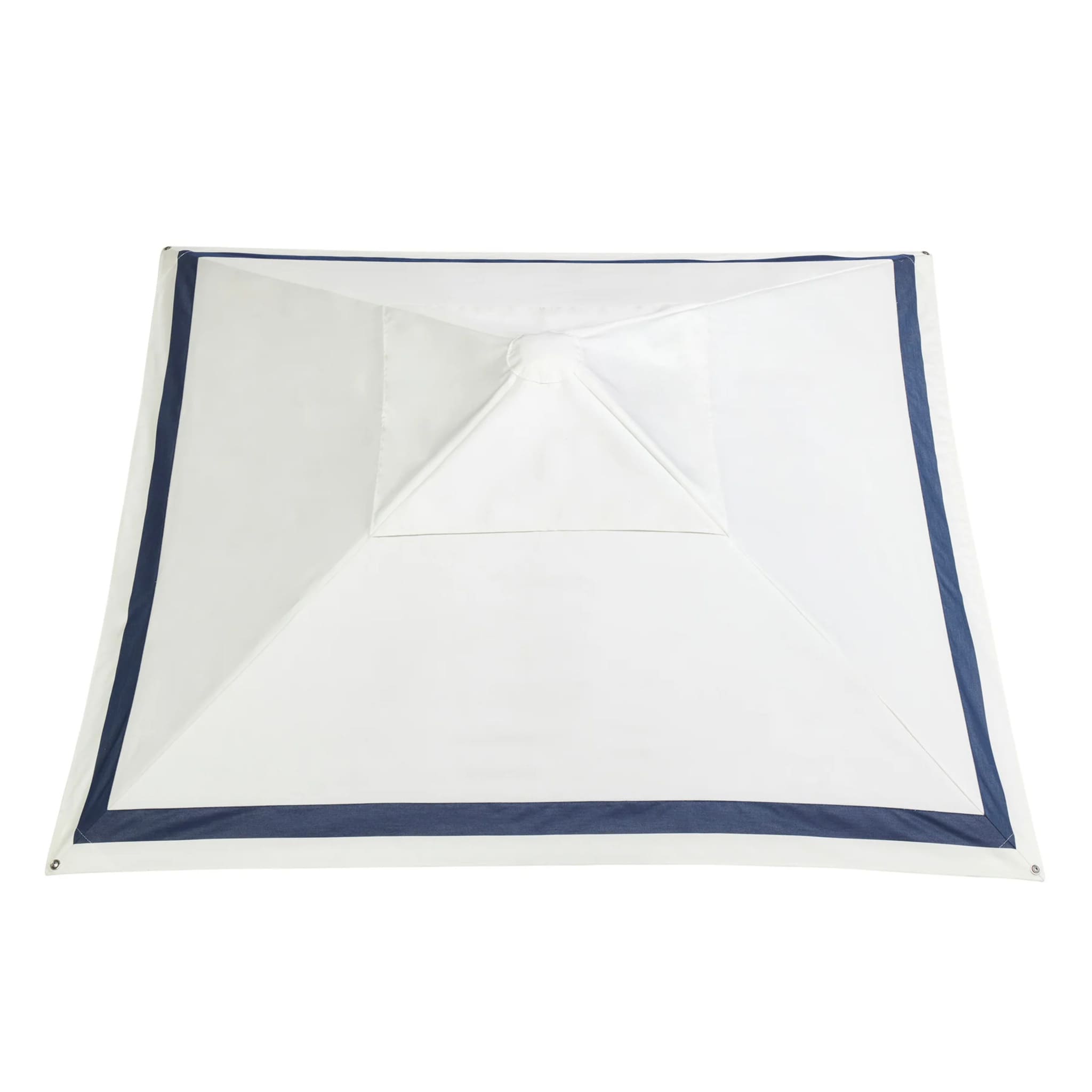 Regatta Patio Umbrella with UV-stable nylon materials, marine-grade components, and smooth double pulley adjustments.