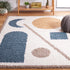 Calico Shag CLC114A Ivory / Blue