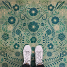 A Few Flowers At His Feet