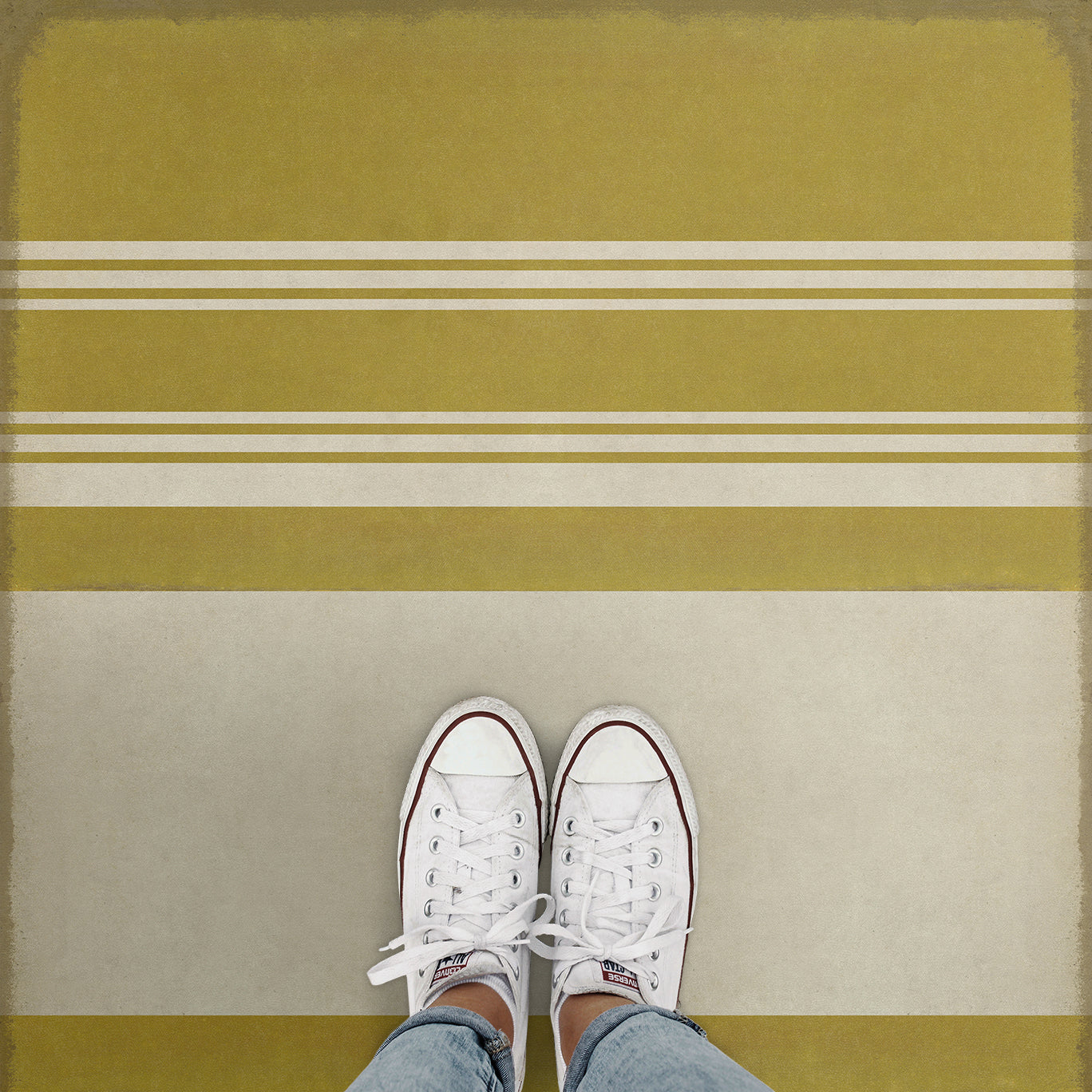 Organic Stripes Yellow and White