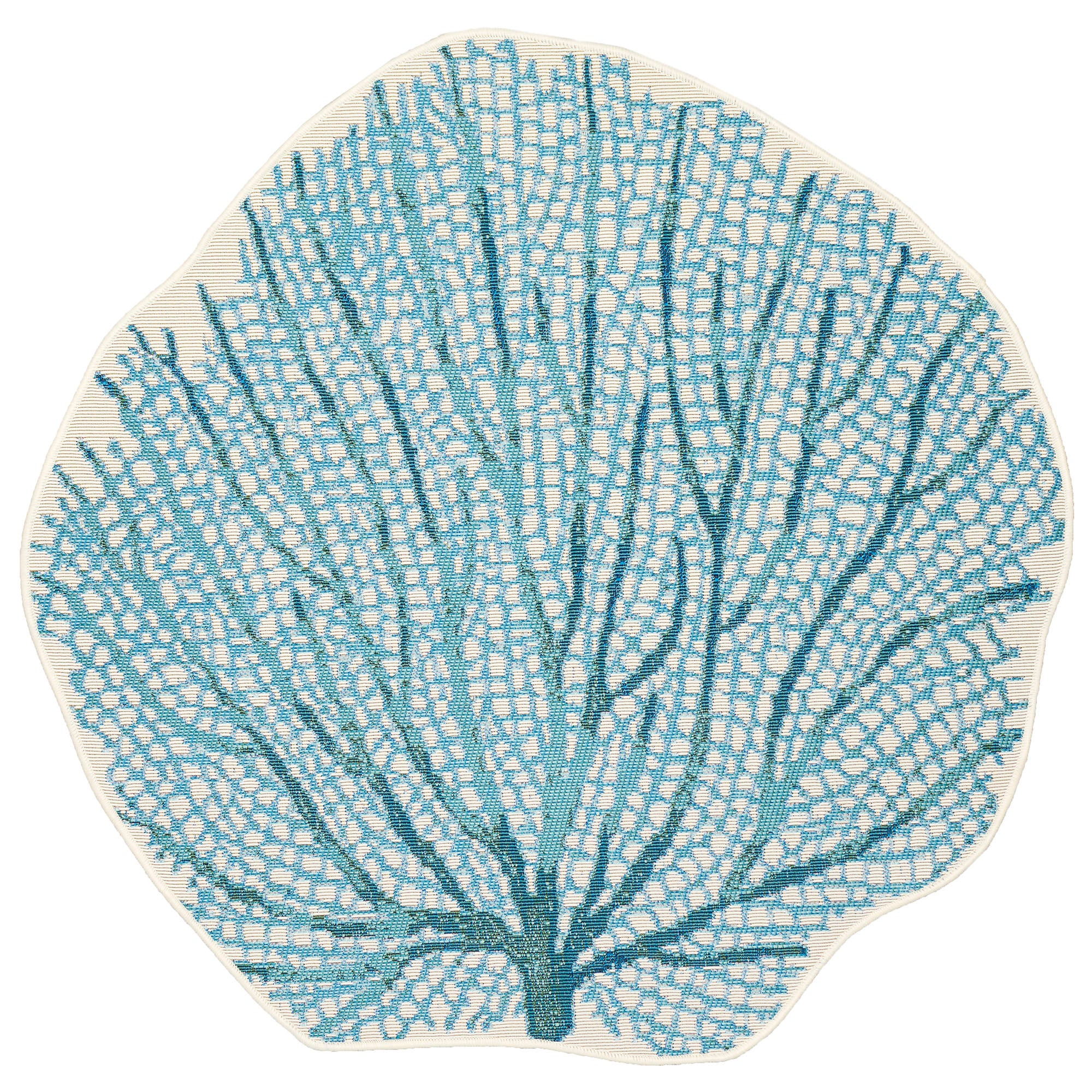 Esencia Coral Fan Blue