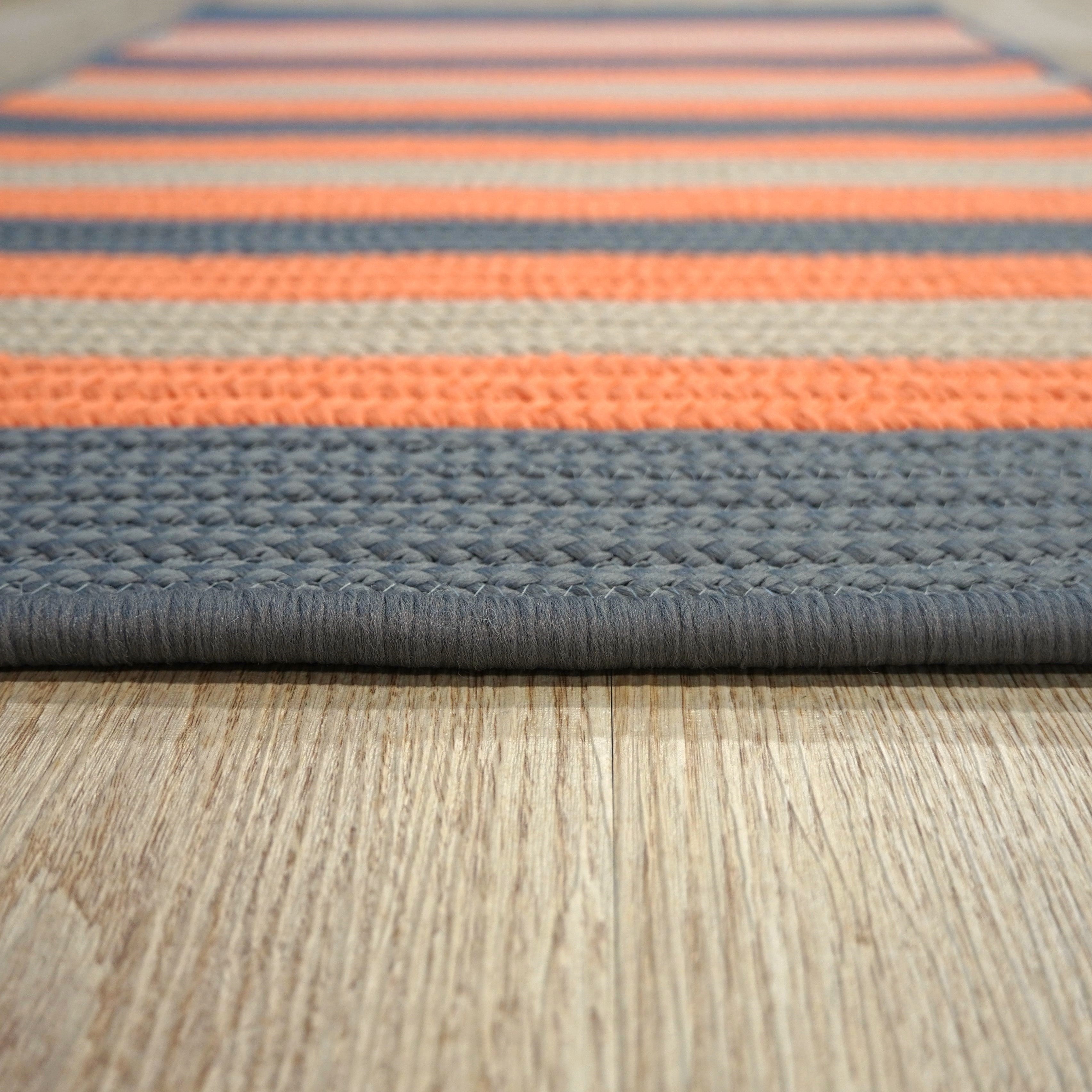 Reed Stripe Runner Rusted Grey ED96