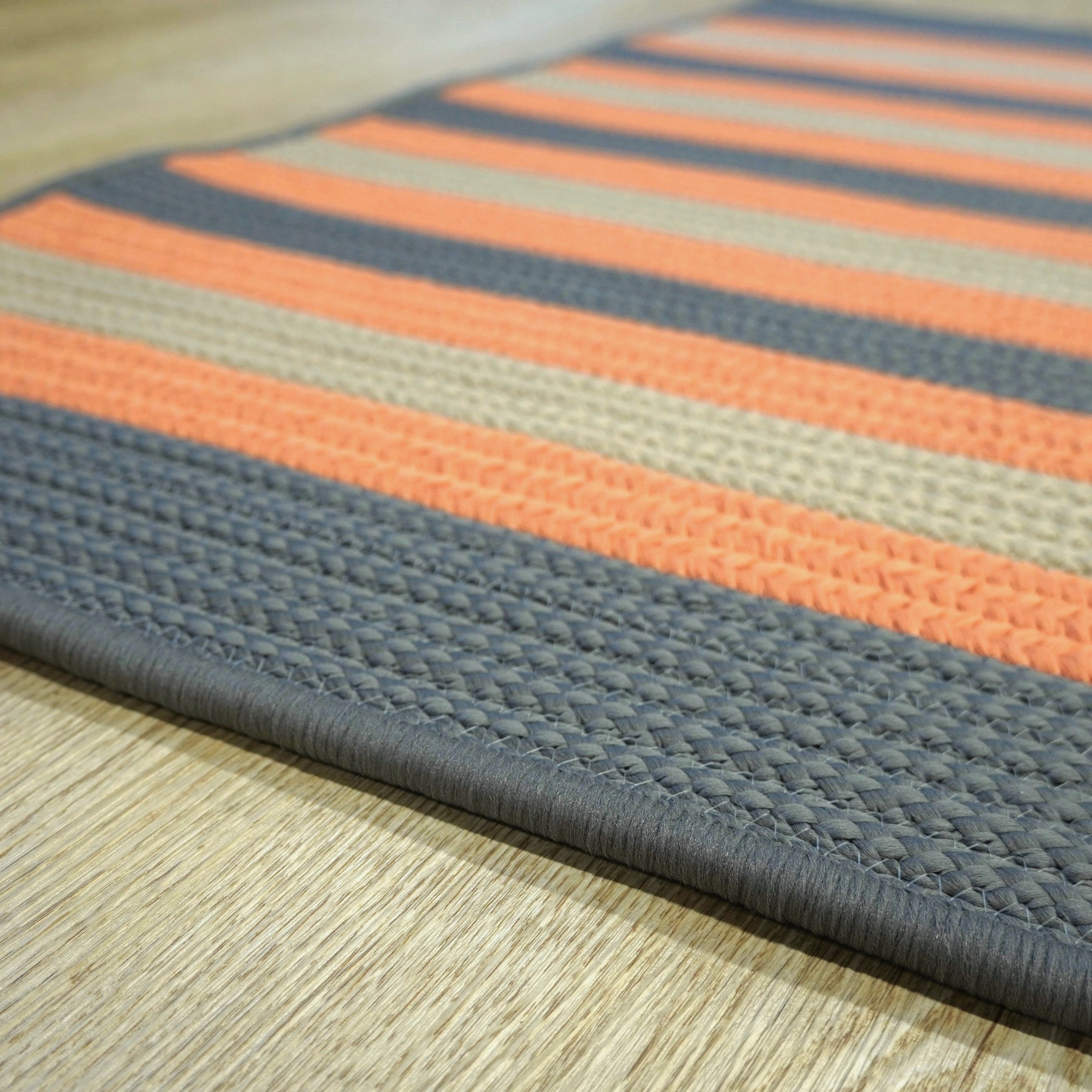 Reed Stripe Runner Rusted Grey ED96