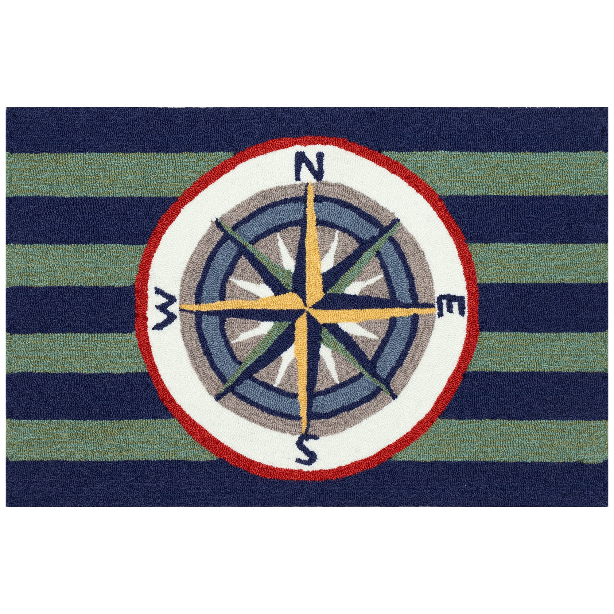 Frontporch Striped Compass Multi