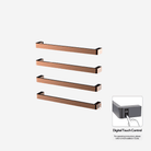 P&Bhusri G12-L-RGD-ME G12 Towel Warmer in PVD Polished Rose Gold