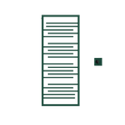 P&Bhusri G22-M-EGR-XM G22 Towel Warmer in Emerald Green
