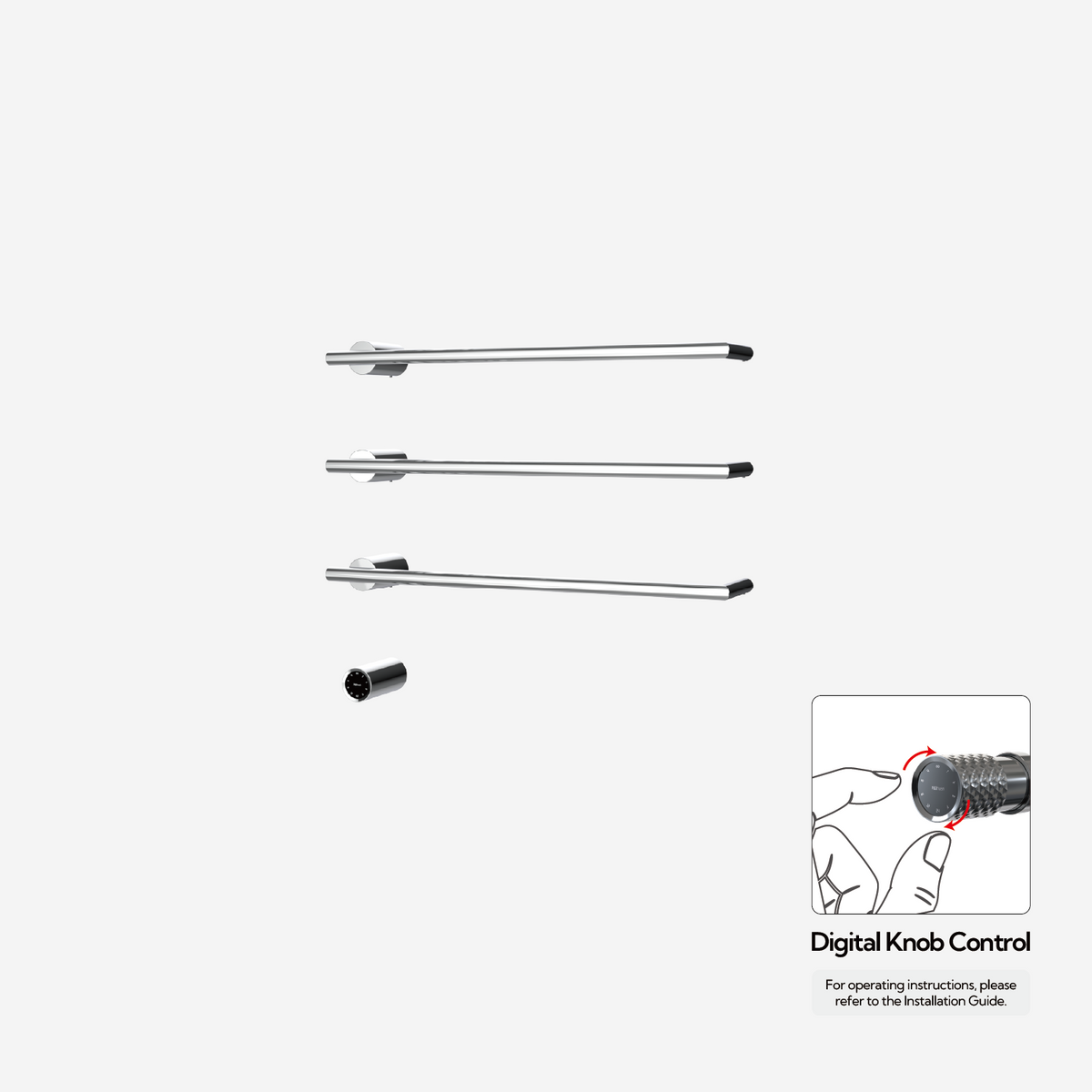 P&Bhusri G26-M-CHR-XY G26 Towel Warmer in Polished Chrome
