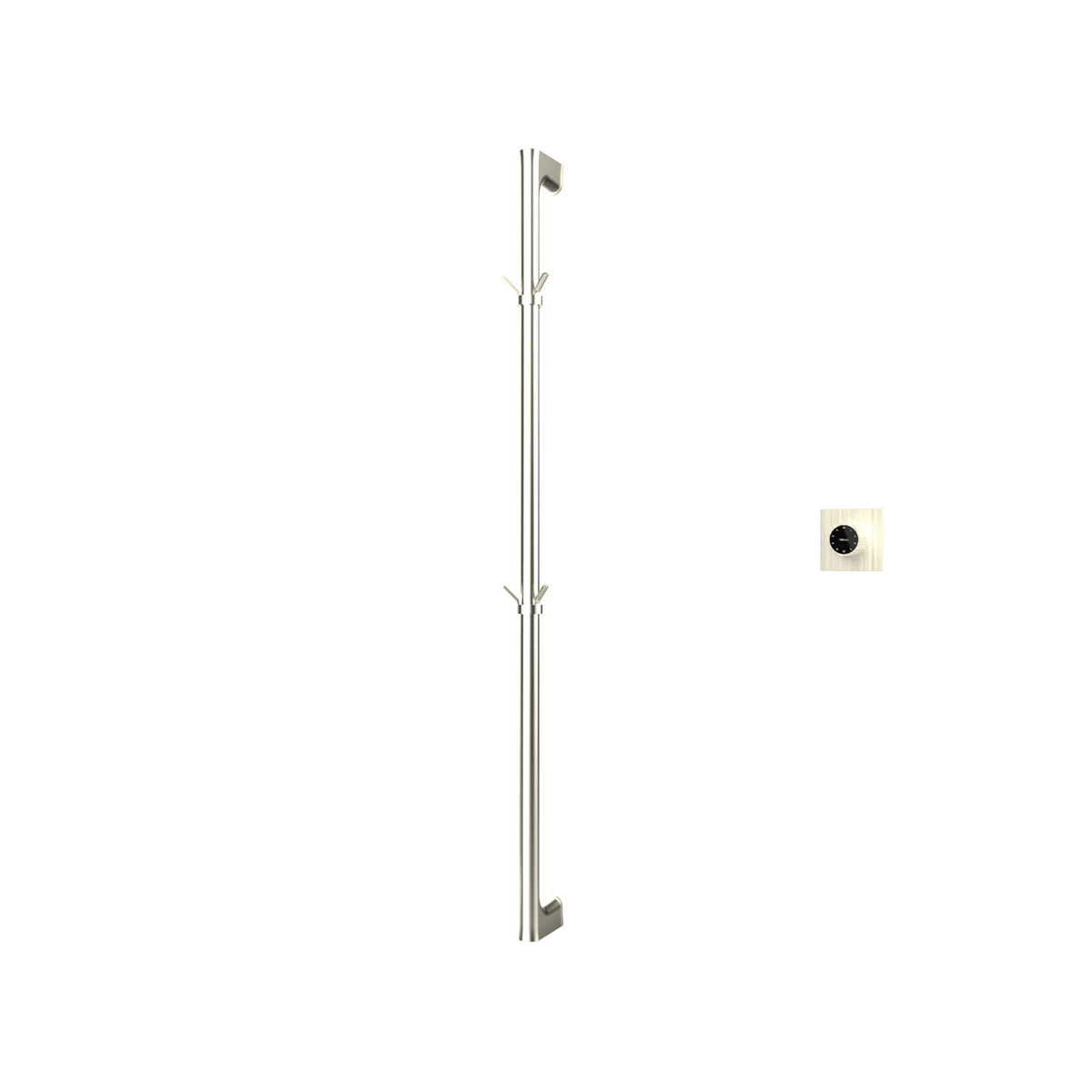 P&Bhusri G27-M-BWG-XM G27 Towel Warmer in PVD Brushed White Gold