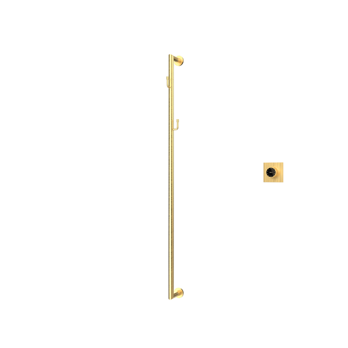 P&Bhusri G28-M-BLG-XM G28 Towel Warmer in PVD Brushed Luxury Gold