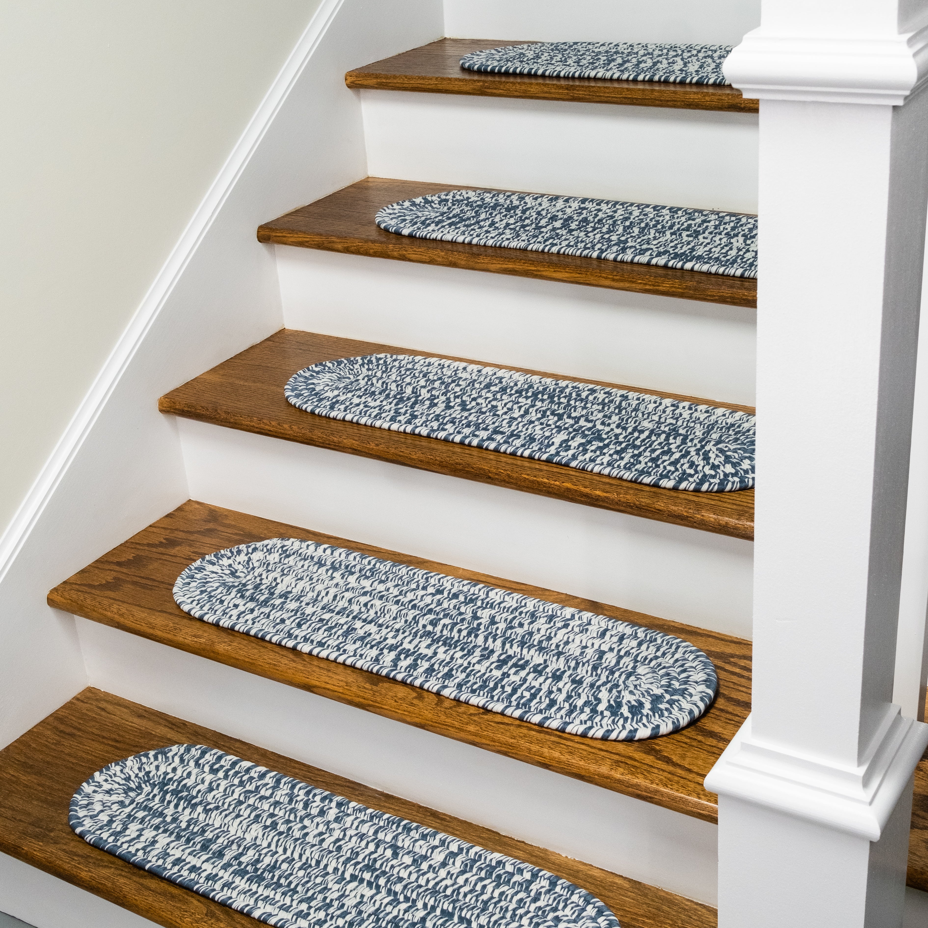 Howell Tweed Stair Treads Lake Blue HW41