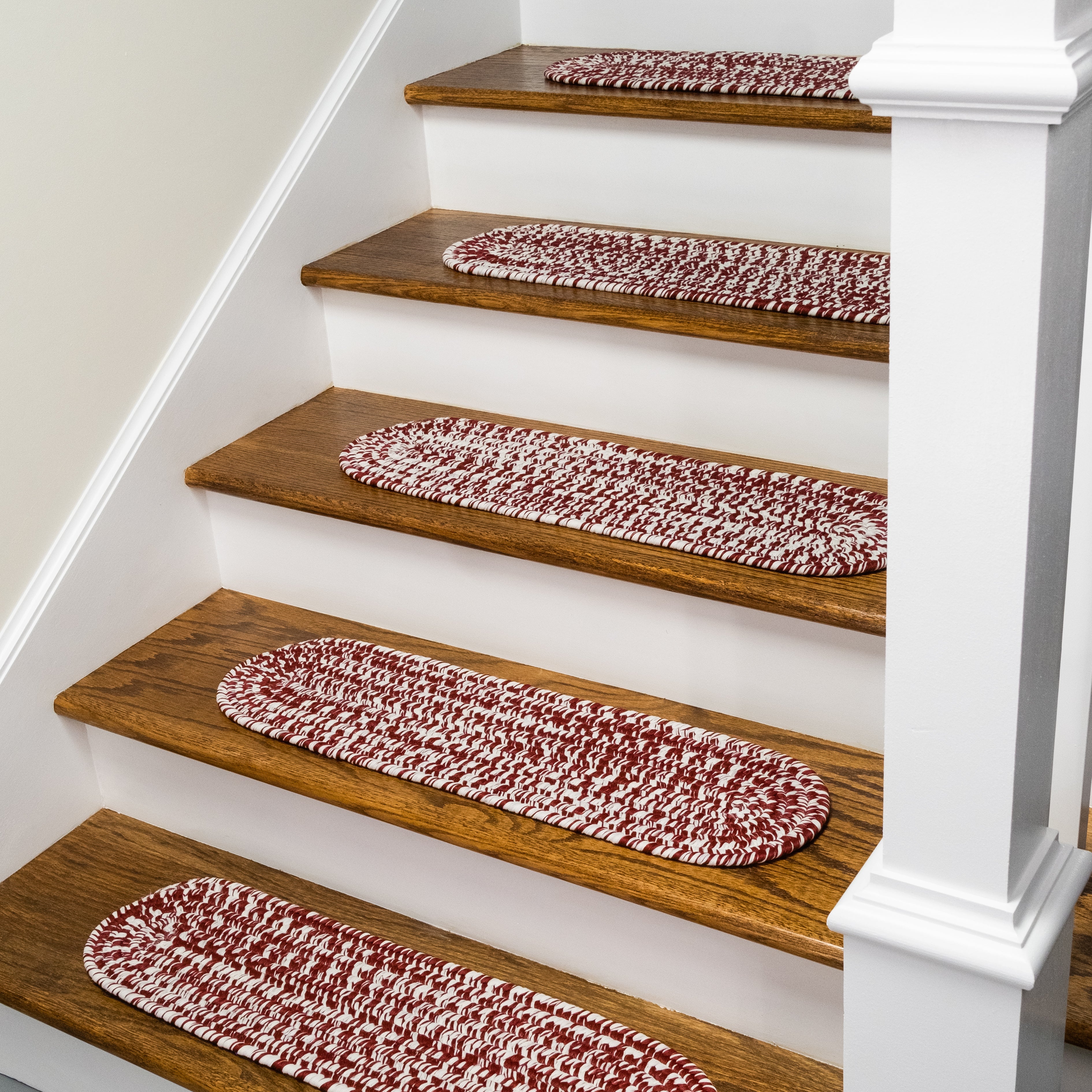 Howell Tweed Stair Treads Red HW57