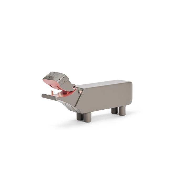 Kay Bojesen 39367 Hippo Wooden Figurine in Grey