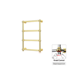 P&Bhusri K06-M-BBR-XK K06 Towel Warmer in PVD Brushed Brass