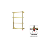 P&Bhusri K06-M-PBR-XK K06 Towel Warmer in PVD Polished Brass