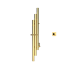 P&Bhusri K102-M-BBR-XM K102 Towel Warmer in PVD Brushed Brass