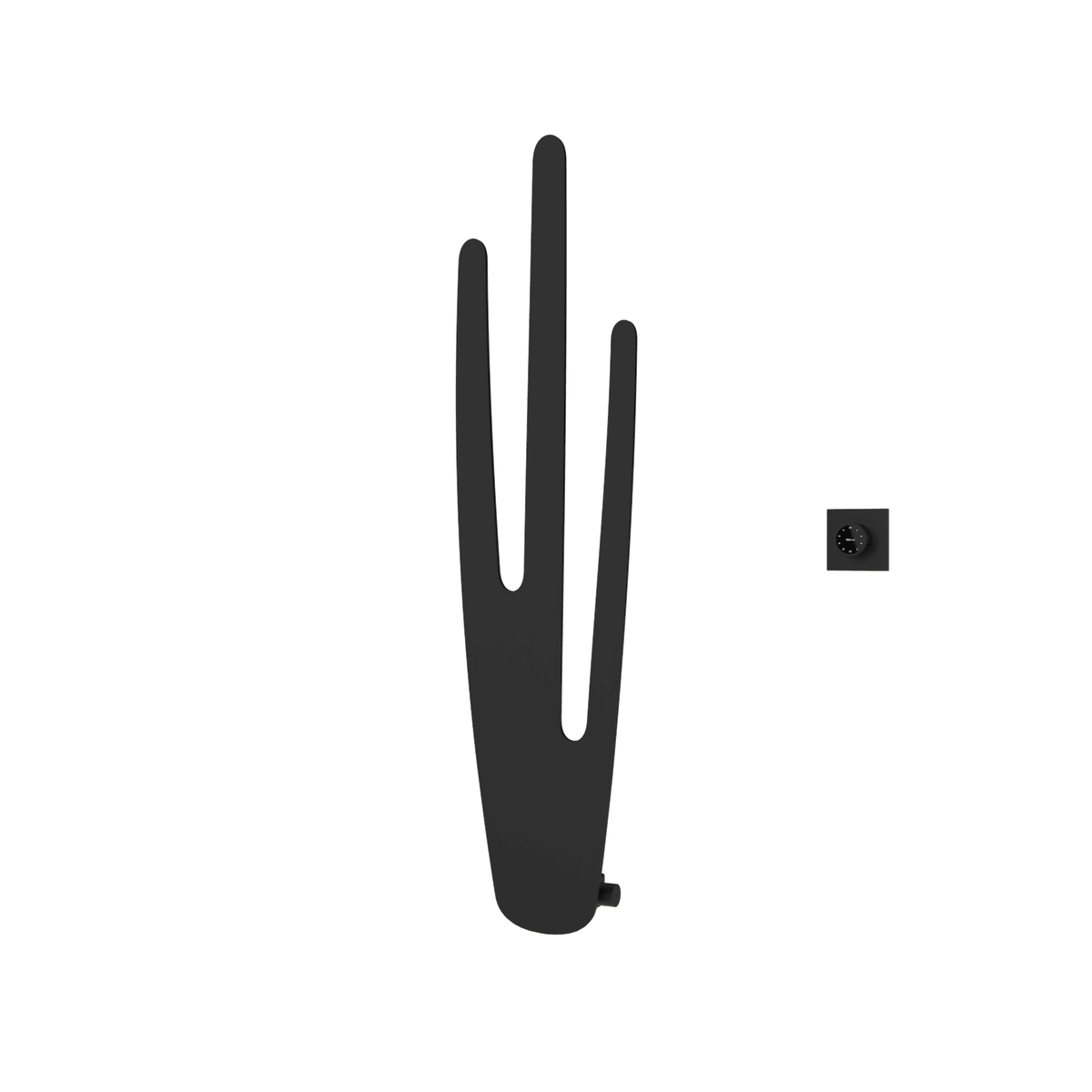 P&Bhusri K103-M-BLK-XM K103 Towel Warmer in Matte Black