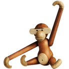 Kay Bojesen 39260 Monkey Wooden Figurine in Teak/Limba