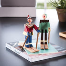 Kay Bojesen 39410 Skier Wooden Christmas Figurine in Multi
