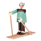 Kay Bojesen 39410 Skier Wooden Christmas Figurine in Multi