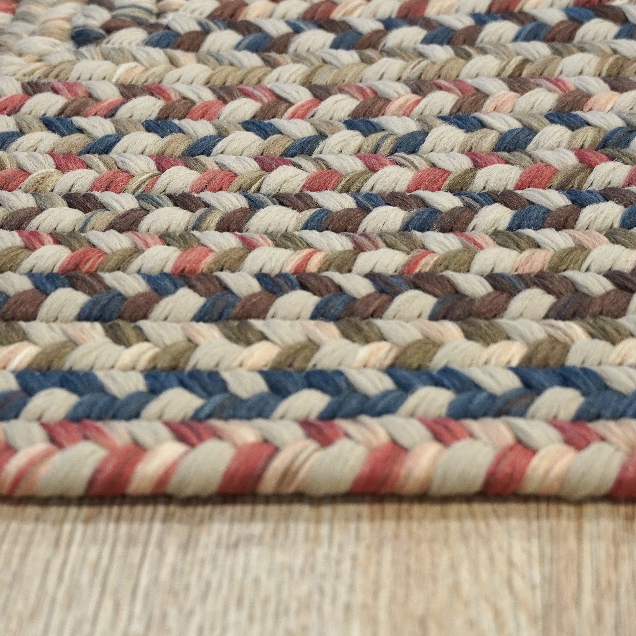 Lucid Braided Multi Square Beige Linen LU99