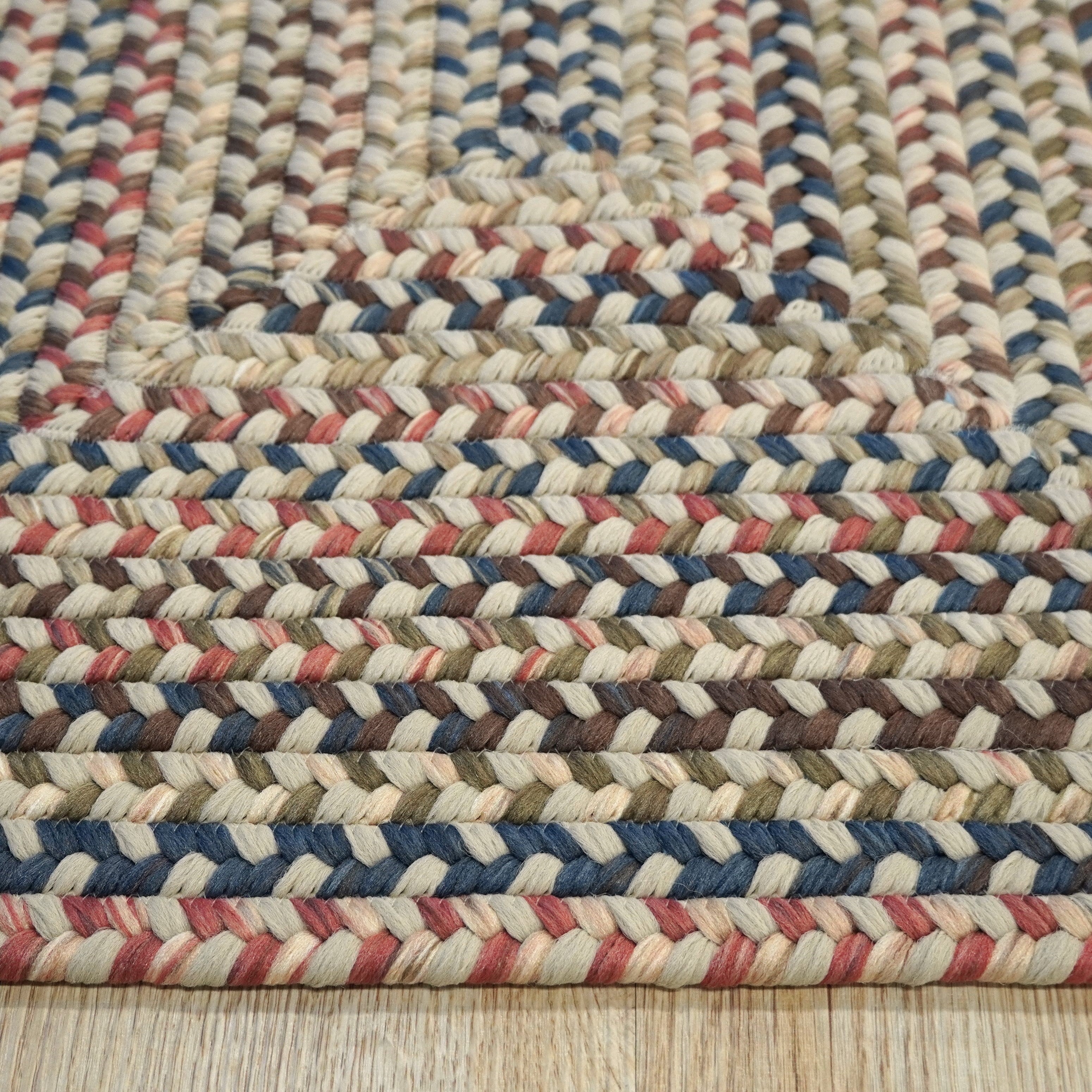 Lucid Braided Multi Square Beige Linen LU99