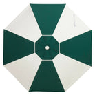 Basil Bangs Luxury Umbrella featuring UPF50+ sun protection and patented hinge for effortless canopy adjustment.