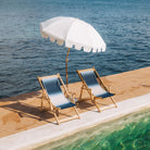 Premium outdoor Luxury Umbrella by Basil Bangs, offering elegance, durability, and sun protection for Canadian backyards.