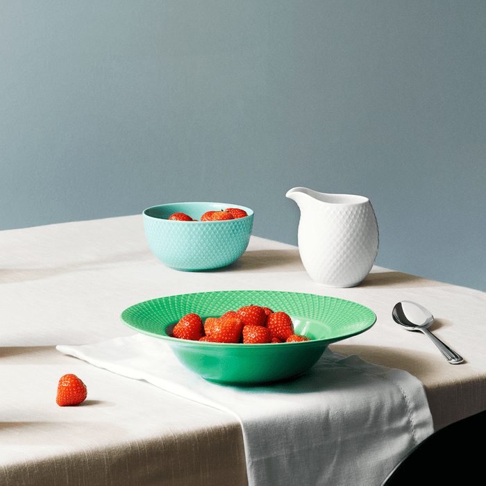 Lyngby Porcelæn 201940 Rhombe Color Plate in Green
