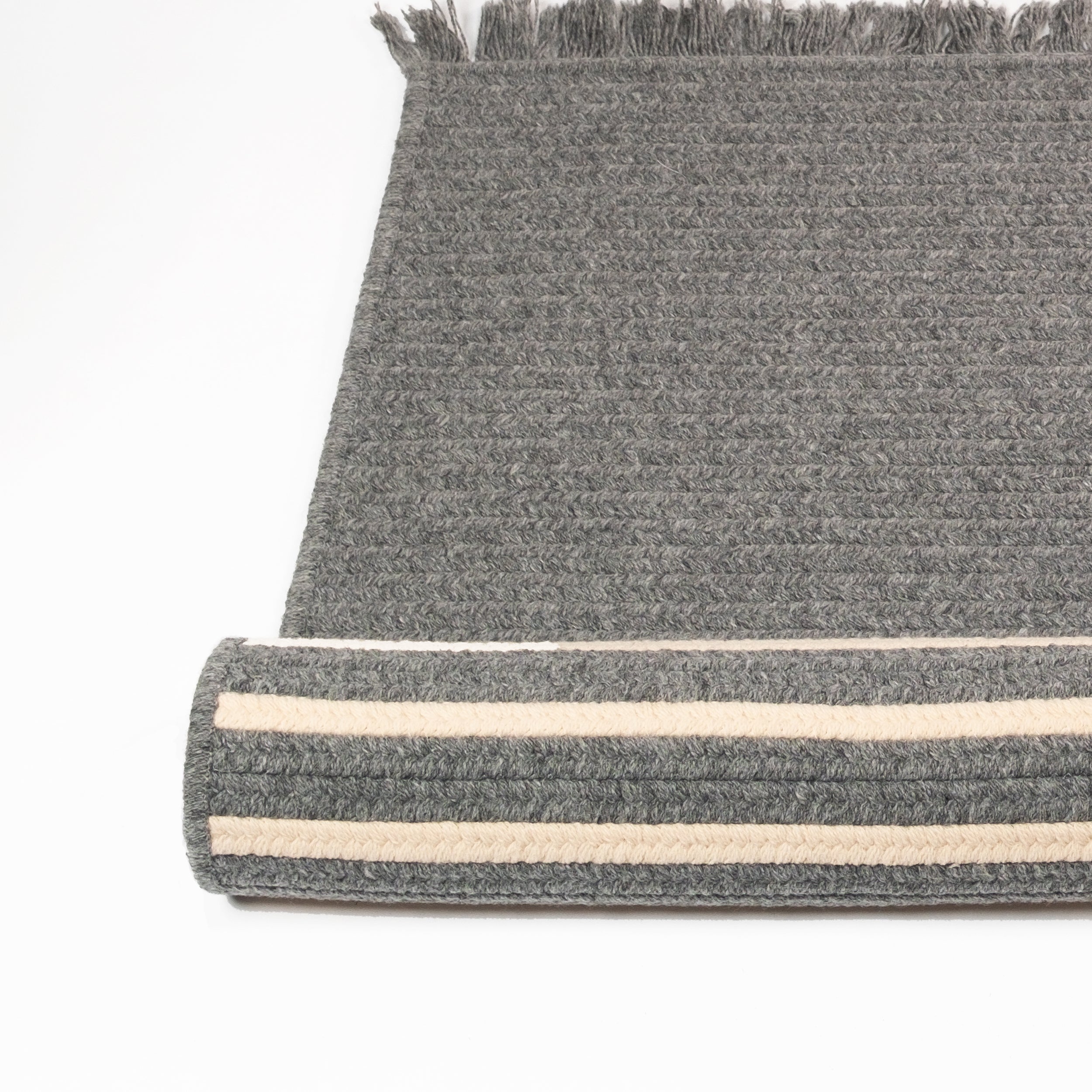 Modern Wool Stripe Grey MO18