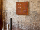 QLOCKTWO QT4RT QLOCKTWO EARTH 45 Creator's Edition Rust