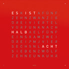 QLOCKTWO FCSFPC QLOCKTWO Earth 45 Frontcover Custom Color