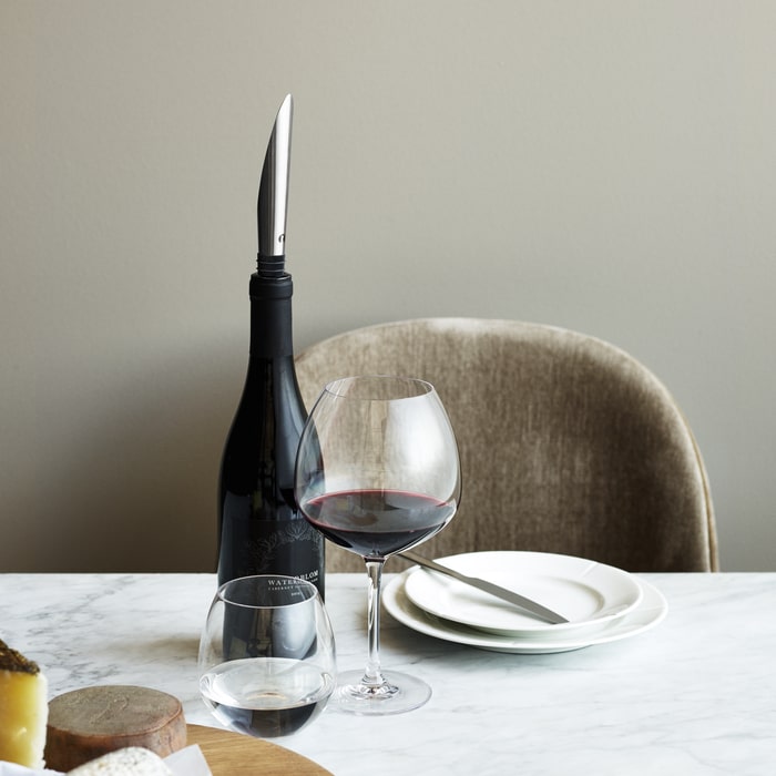 Rosendahl 25046 Grand Cru Pouring, Aerating and Decanting Stopper in Black/Steel