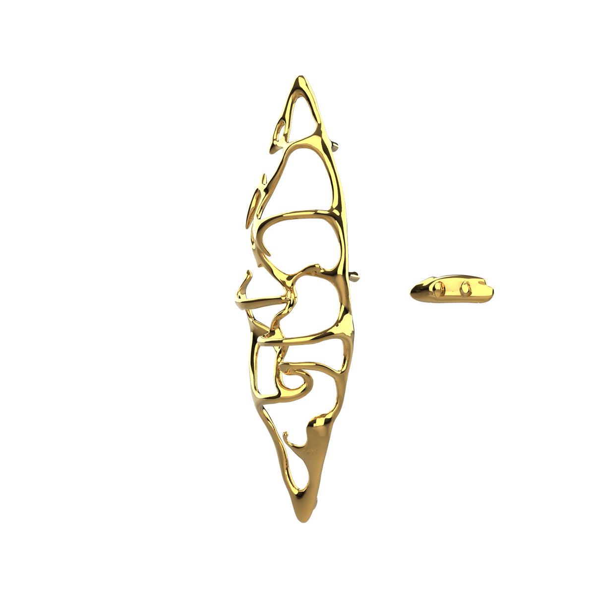 P&Bhusri S1-L-24K-XA Boat of Sage Large Towel Warmer in PVD 24K Gold