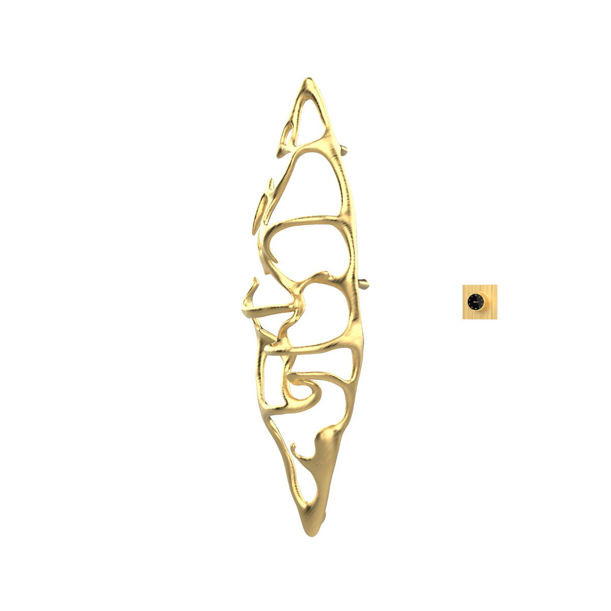 P&Bhusri S1-L-BLG-XM Boat of Sage Large Towel Warmer in PVD Brushed Luxury Gold