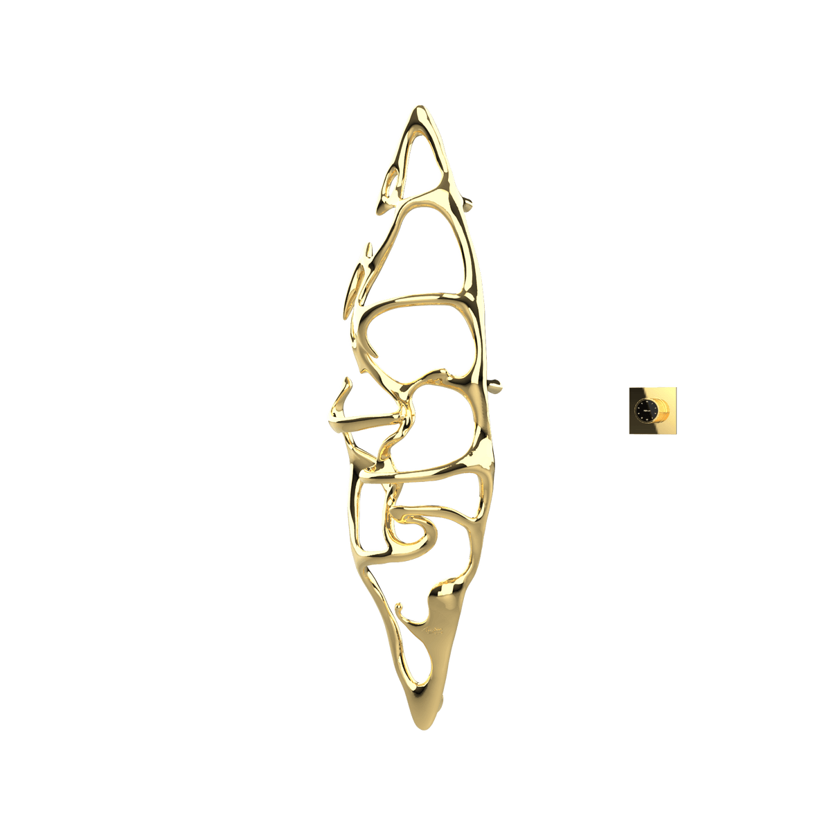 P&Bhusri S1-L-PBR-XM Boat of Sage Large Towel Warmer in PVD Polished Brass