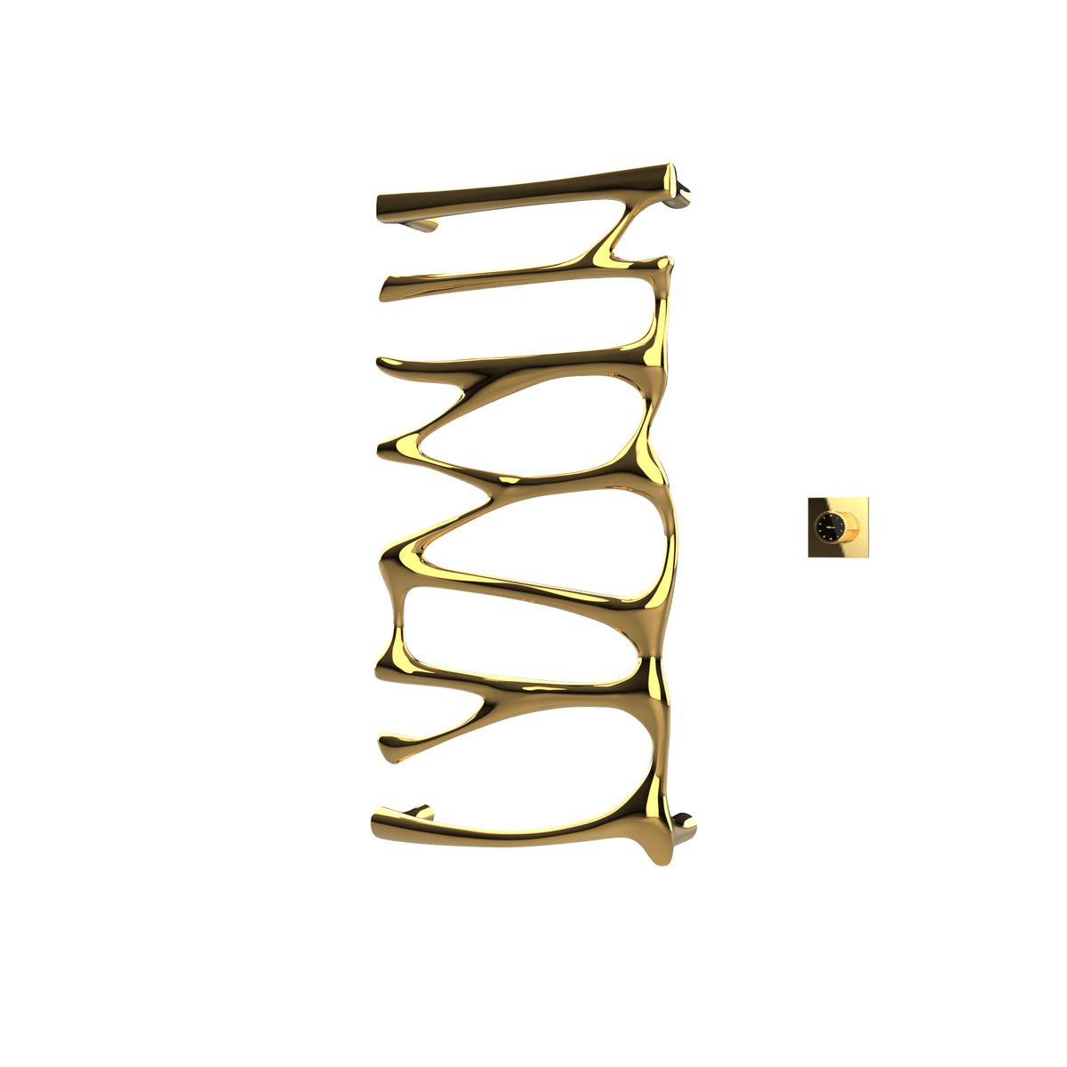 P&Bhusri S5-M-24K-XM Provence Towel Warmer in PVD 24K Gold