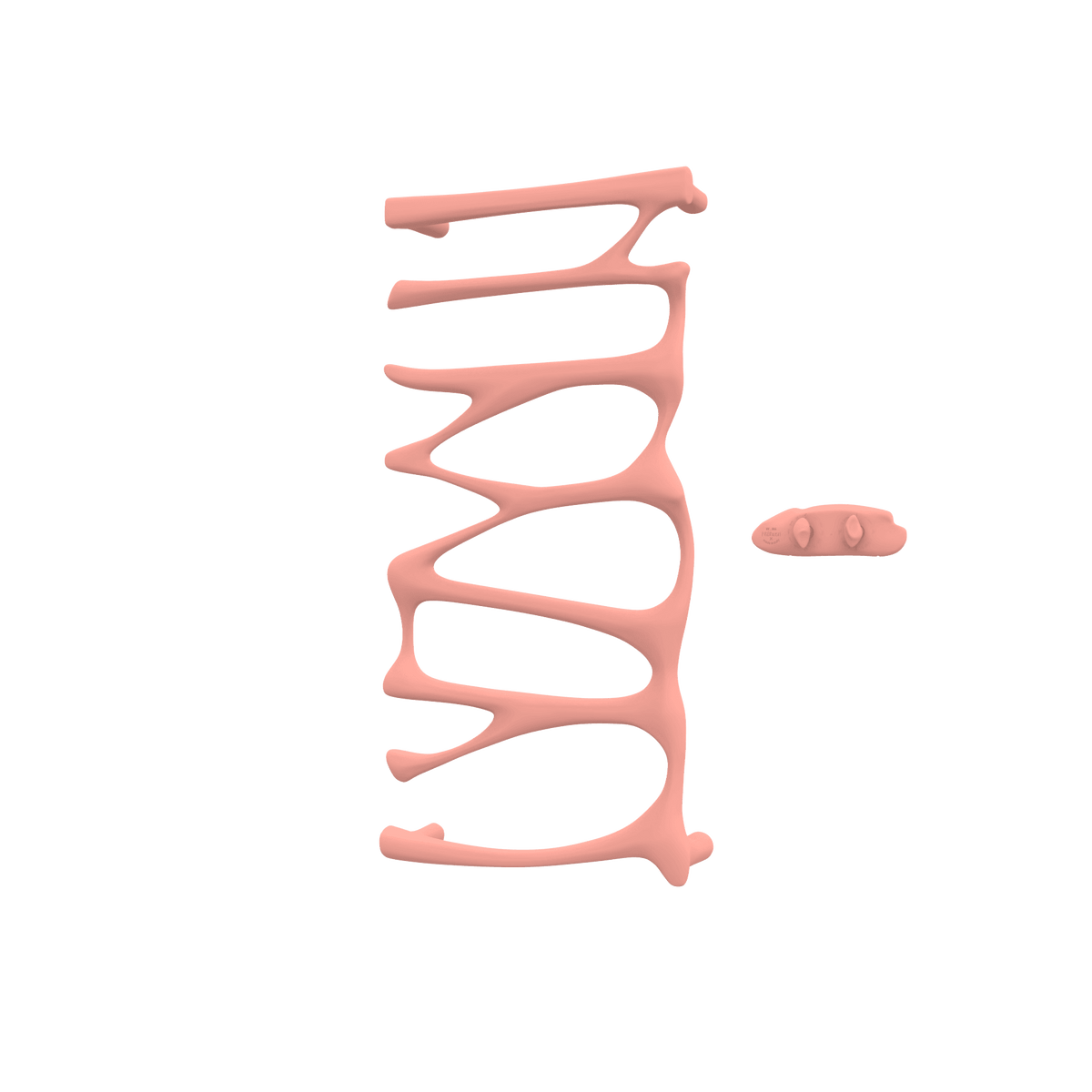 P&Bhusri S5-M-BPK-XA Provence Towel Warmer in Blossom Pink