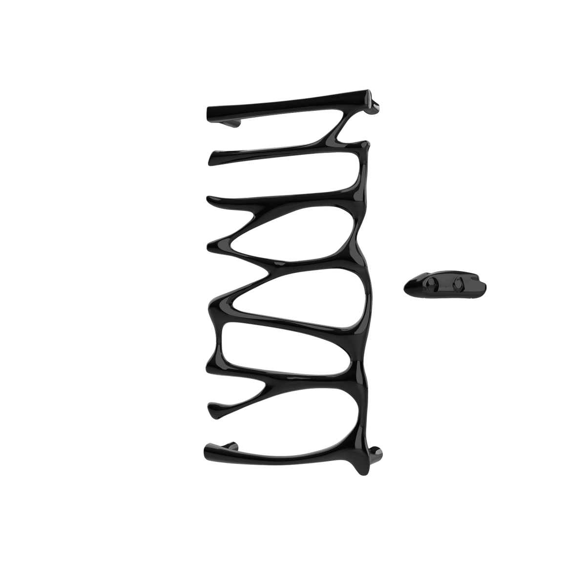 P&Bhusri S5-M-PBN-XA Provence Towel Warmer in PVD Polished Black Nickel