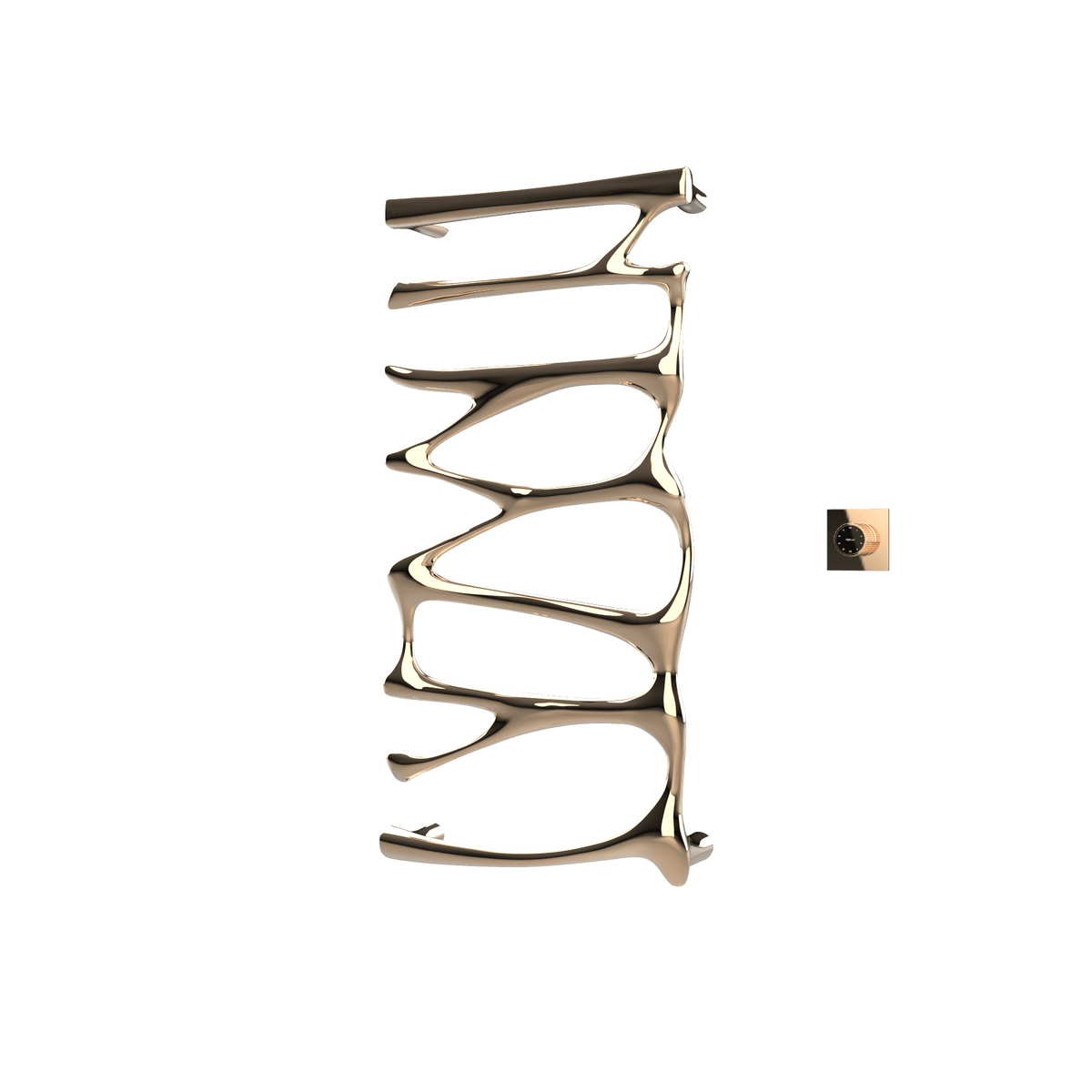 P&Bhusri S5-M-PBZ-XM Provence Towel Warmer in PVD Polished Bronze