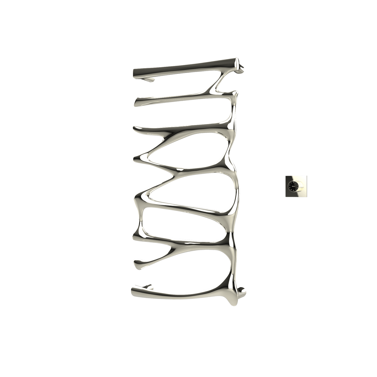 P&Bhusri S5-M-PWG-XM Provence Towel Warmer in PVD Polished White Gold