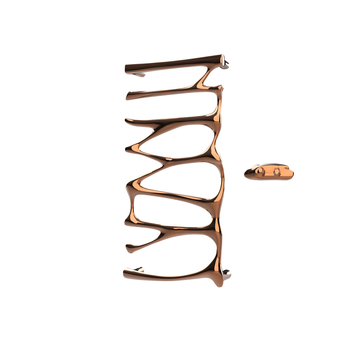 P&Bhusri S5-M-RGD-XA Provence Towel Warmer in PVD Polished Rose Gold