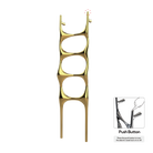 P&Bhusri S6-M-24K-N Crete Palace Towel Warmer in PVD 24K Gold