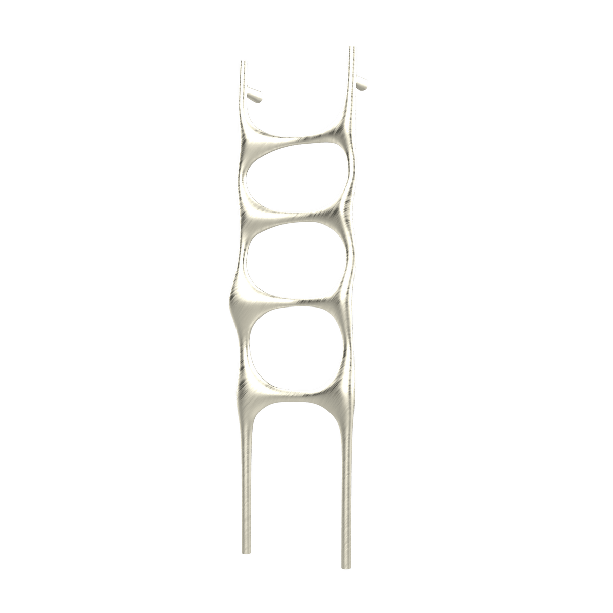 P&Bhusri S6-M-BWG-SC Crete Palace Towel Warmer in PVD Brushed White Gold