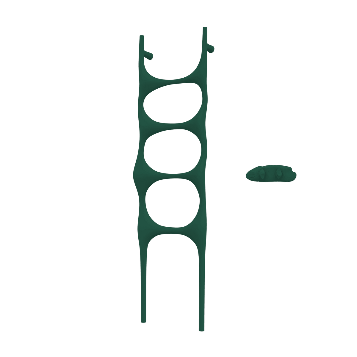 P&Bhusri S6-M-EGR-XA Crete Palace Towel Warmer in Emerald Green