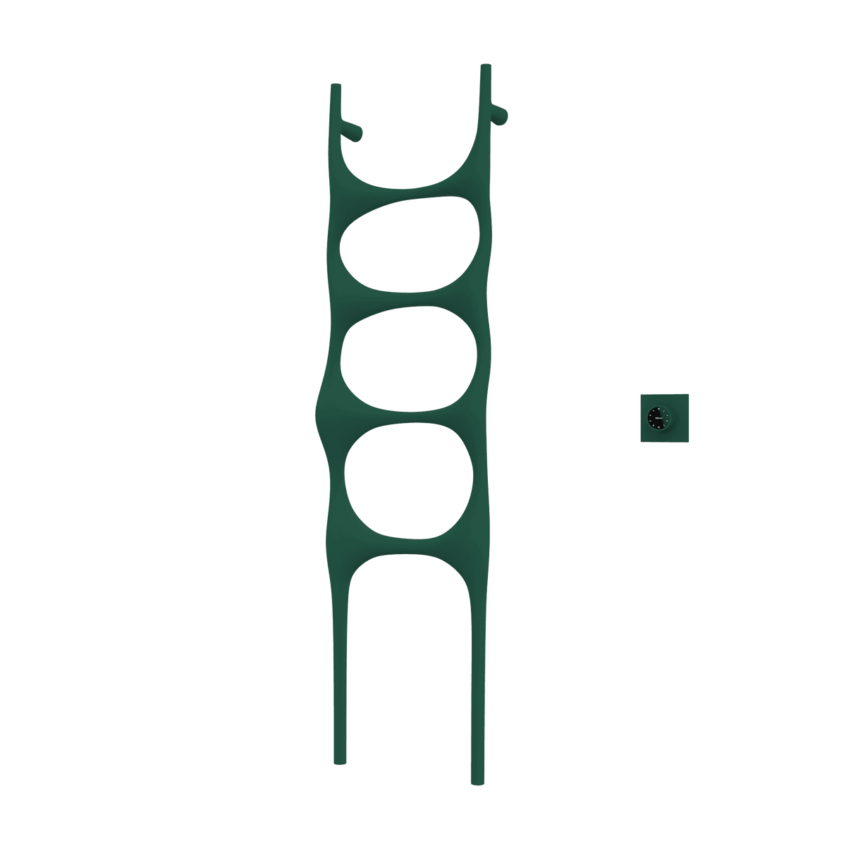 P&Bhusri S6-M-EGR-XM Crete Palace Towel Warmer in Emerald Green
