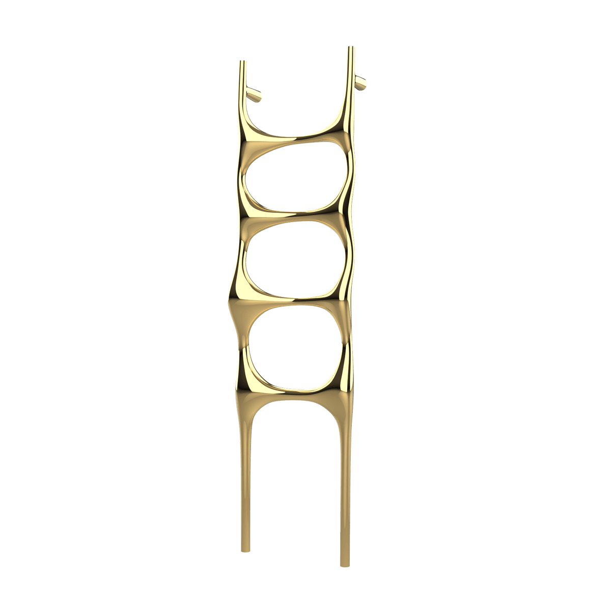 P&Bhusri S6-M-LGD-SC Crete Palace Towel Warmer in PVD Polished Luxury Gold