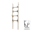 P&Bhusri S6-M-PBZ-N Crete Palace Towel Warmer in PVD Polished Bronze