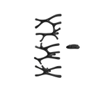 P&Bhusri S7-LMS-BLK-XA Daphne's Branch Large + Medium + Small Towel Warmer in Matte Black